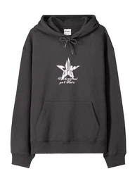 Sweatshirt anthrazit / wei