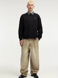 Pull&Bear Sweatshirt schwarz/weiß