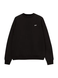 Pull&Bear Sweatshirt schwarz/weiß