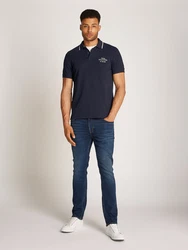 TOMMY HILFIGER Poloshirt marineblau/weiß