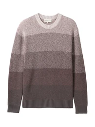 Pullover taupe / hellgrau / dunkelrot