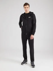 EA7 Emporio Armani Trainingsanzug Jogginganzug schwarz/weiß