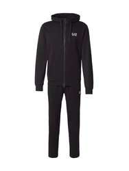 EA7 Emporio Armani Trainingsanzug Jogginganzug schwarz/weiß