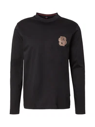 Shirt 'Talley' hellbraun / schwarz
