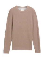 TOM TAILOR Strickpullover hellbraun