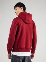 Nike Sportswear Sweatshirt 'Club Fleece' rubinrot/weiß