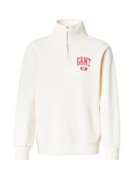 Sweatshirt 'SEASONAL' elfenbein / rot