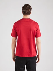 BOSS T-Shirt 'C-Taut 10' braun/hellbraun/rot