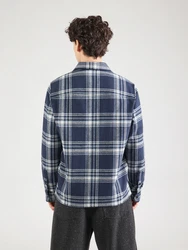 DRYKORN Hemd 'GUNRAY' navy/hellblau/offwhite