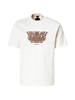 BOSS T-Shirt 'C-Taut 10' Weiß/Creme/Beige/Braun/Weiß/Creme/Beige/Braun/Weiß/Creme/Beige/Braun/Weiß/Creme/Beige/Braun/Weiß/Beige/Creme/Braun/Weiß/Creme/Beige/Braun/Weiß/Creme/Beige/Braun/Weiß/Creme/Beige/Braun/Weiß/Creme/Beige/Braun/Weiß/Creme/Beige/Braun/Weiß/Creme/Beige/Braun/Weiß/Creme/Beige/Braun/Weiß/Creme/Beige/Braun/Weiß/Creme/Beige/Braun/Weiß/Creme/Beige/Braun/Weiß/Creme/Beige/Braun/Weiß/Creme/Beige/Braun
