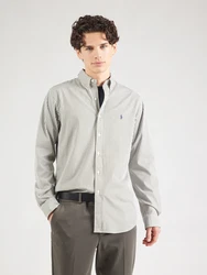 Polo Ralph Lauren Hemd oliv/weiß