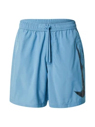 Sportshorts 'Form Swoosh' himmelblau / schwarz