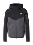 Nike Sportswear Sweatjacke 'TECH FLEECE' Dunkelblau/Dunkelgrau/Grau Nike Sportswear Sweatjacke 'TECH FLEECE' Dunkelblau/Dunkelgrau/Grau