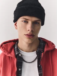 Pull&Bear Mütze schwarz