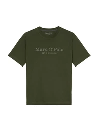 T-Shirt oliv / offwhite
