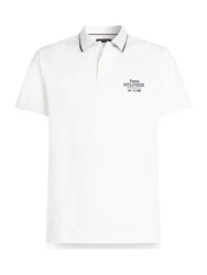 TOMMY HILFIGER Poloshirt navy / weiß