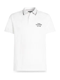 Poloshirt navy / wei