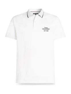 TOMMY HILFIGER Poloshirt navy / weiß