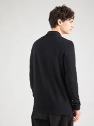 BOSS Poloshirt 'Plisy' schwarz