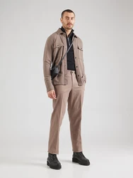 SELECTED HOMME Übergangsjacke 'SLHJackie' dunkelbraun