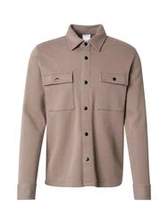 SELECTED HOMME Übergangsjacke 'SLHJackie' dunkelbraun