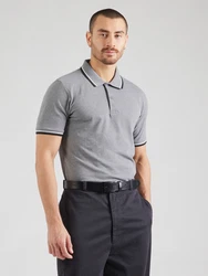 SELECTED HOMME Poloshirt SLHAtlas grau/schwarz/weiß