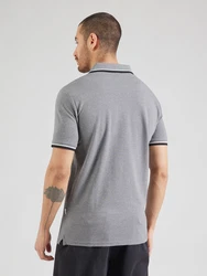 SELECTED HOMME Poloshirt SLHAtlas grau/schwarz/weiß