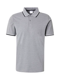 Shirt 'Atlas' grau / schwarz / wei