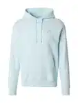 Nike Sportswear Sweatshirt 'Club Fleece' hellblau/weiß Nike Sportswear Sweatshirt 'Club Fleece' hellblau/weiß