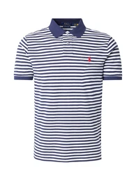 Poloshirt blau / wei