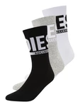 Diesel Socken 'SKM-RAY' Threepack Schwarz/Grau/Weiß