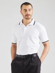 SELECTED HOMME Poloshirt SLHAtlas beige / navy / weiß
