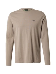 Shirt dunkelbeige / schwarz