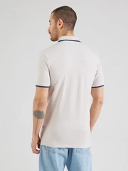 SELECTED HOMME Poloshirt SLHAtlas hellbeige/navy/weiß