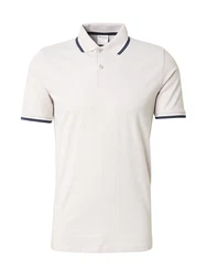 SELECTED HOMME Poloshirt SLHAtlas hellbeige/navy/weiß