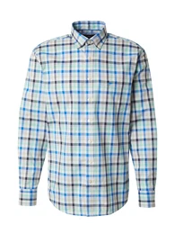 Hemd beige / blau / hellgrn / wei