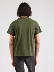 LEVI'S T-Shirt dunkelgrn/wei