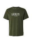 LEVI'S T-Shirt dunkelgrn/wei
