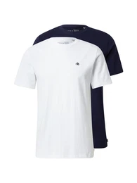 T-Shirt nachtblau / wei