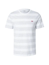 LEVI'S T-Shirt hellgrau / dunkelrot / wei