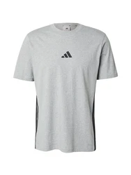 ADIDAS SPORTSWEAR Funktionsshirt 3S SJ graumeliert/weiß