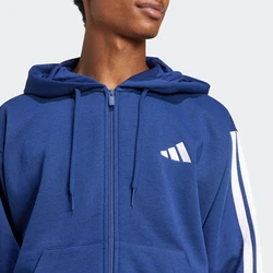 adidas Sportswear Sweatshirt 3S FL FZ HD blau/weiß