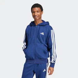 adidas Sportswear Sweatshirt 3S FL FZ HD blau/weiß