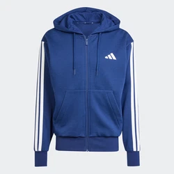 adidas Sportswear Sweatshirt 3S FL FZ HD blau/weiß