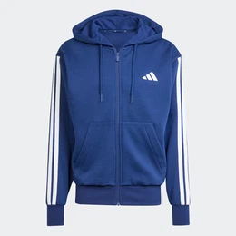 Sportsweatjacke blau / wei