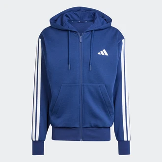 adidas Sportswear Sweatshirt 3S FL FZ HD blau/weiß