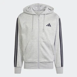 Sportsweatjacke marine / graumeliert