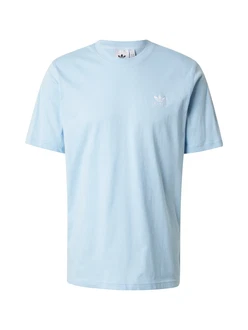 adidas Originals T-Shirt Trefoil Essentials hellblau/weiß