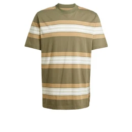 T-Shirt camel / oliv / wei