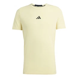 Funktionsshirt 'Designed for Training Workout' hellgelb / schwarz